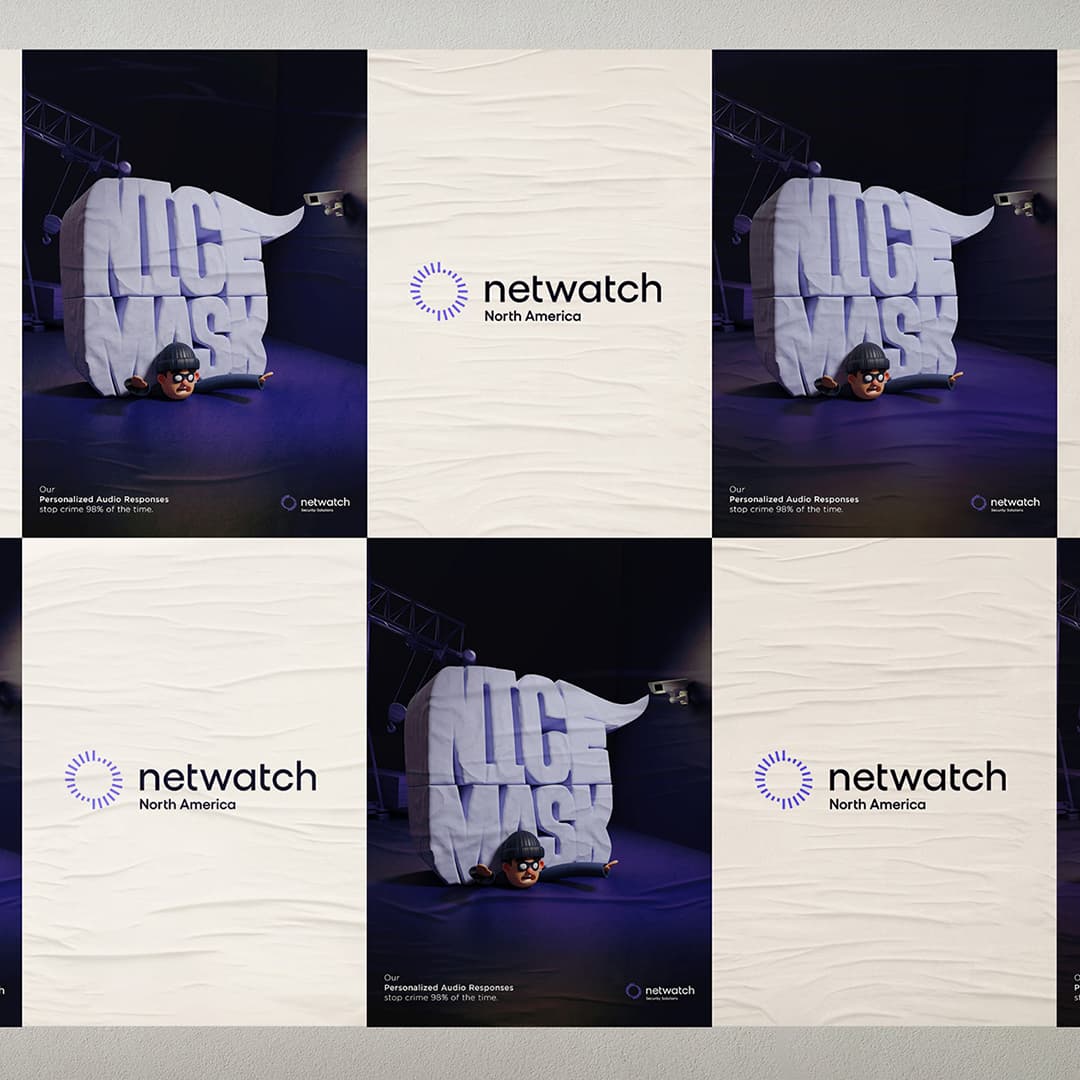 Netwatch Nice Mask Poster